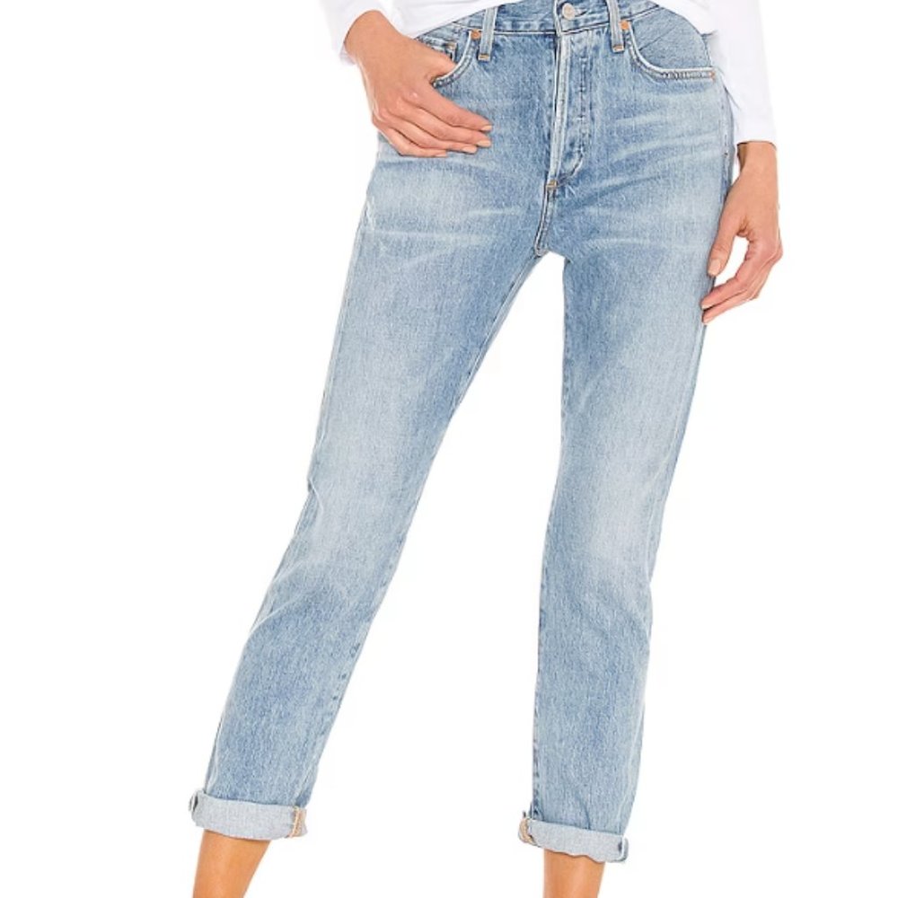 Citizens of Humanity Corey Slouchy Slim Organic Cotton $198 - Size 24/25